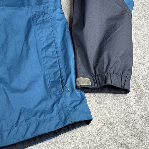 Eddie Bauer Jacket Men Small Weatheredge Blue Hooded Windbreaker Water Resistant - Picture 7 of 16